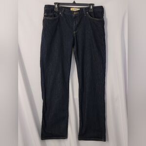 Carhartt Original Fit Straight Leg Flannel Lined Jeans Size 14R